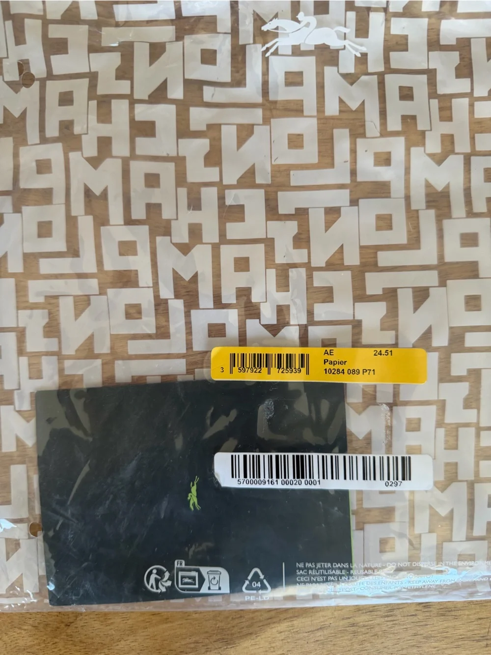 Longchamp personally bought